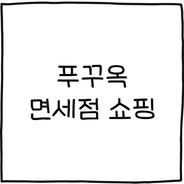 푸꾸옥 공항 면세점