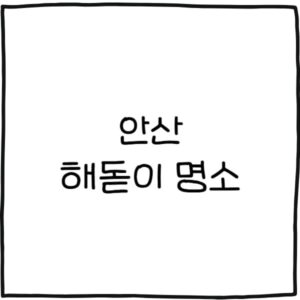 안산 해돋이 명소 추천 5곳